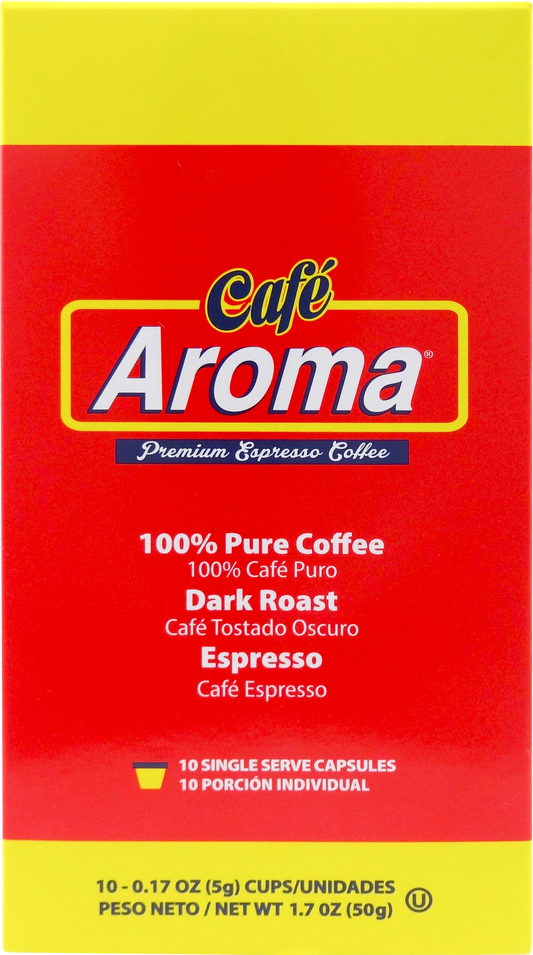 Cafe Aroma Single serve capsules