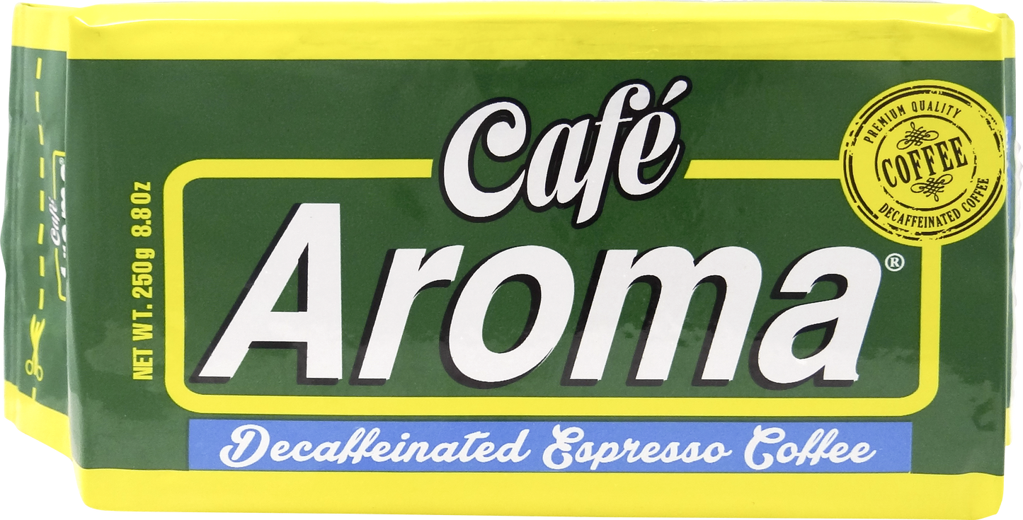 Café Aroma Decaf Brick 8 oz