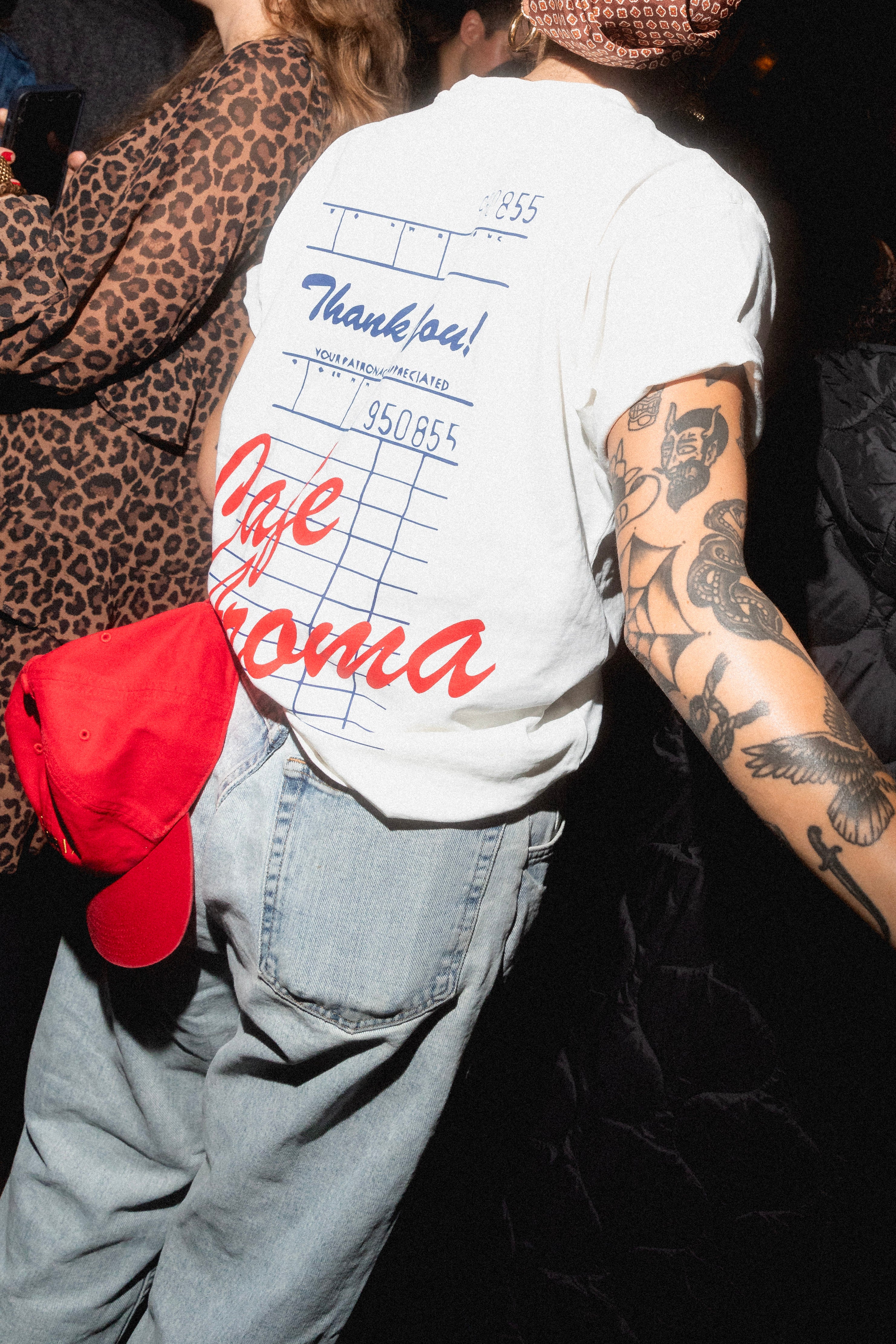 Café Aroma Guest Check Tee