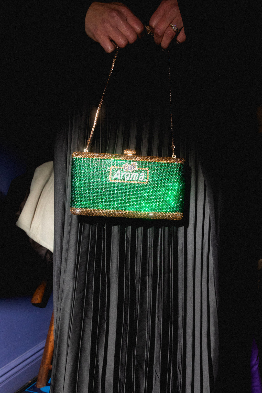 Café Aroma Crystal Clutch