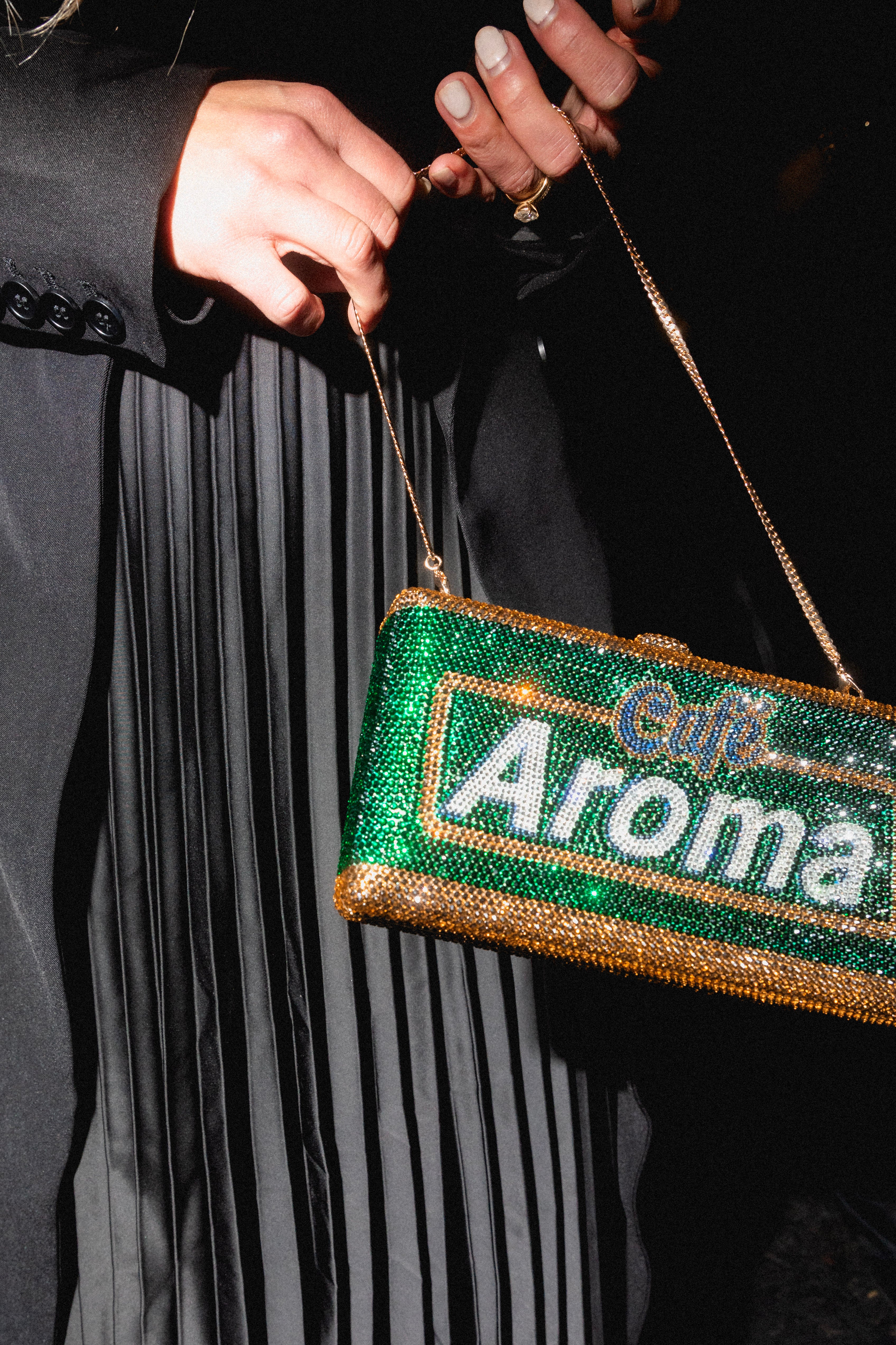 Café Aroma Crystal Clutch