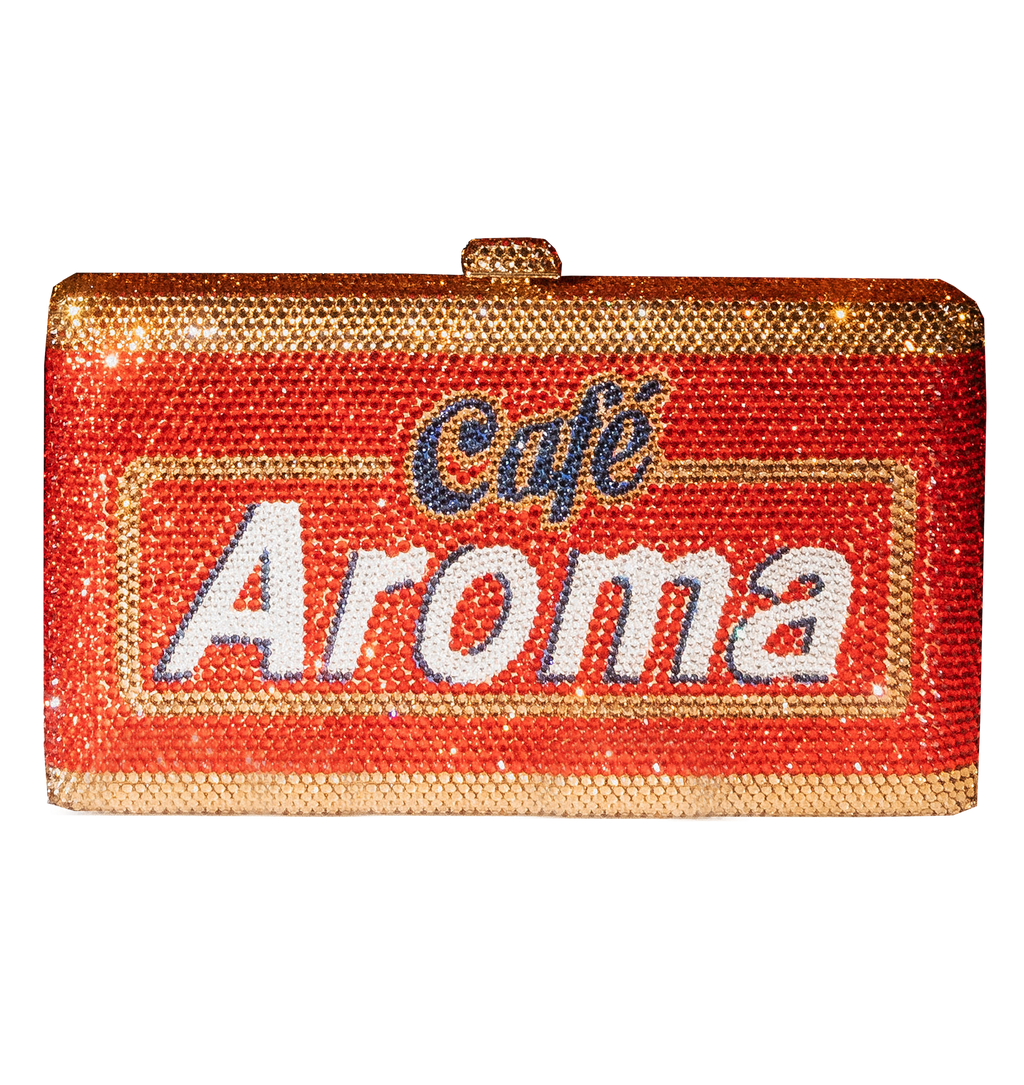 Café Aroma Crystal Clutch