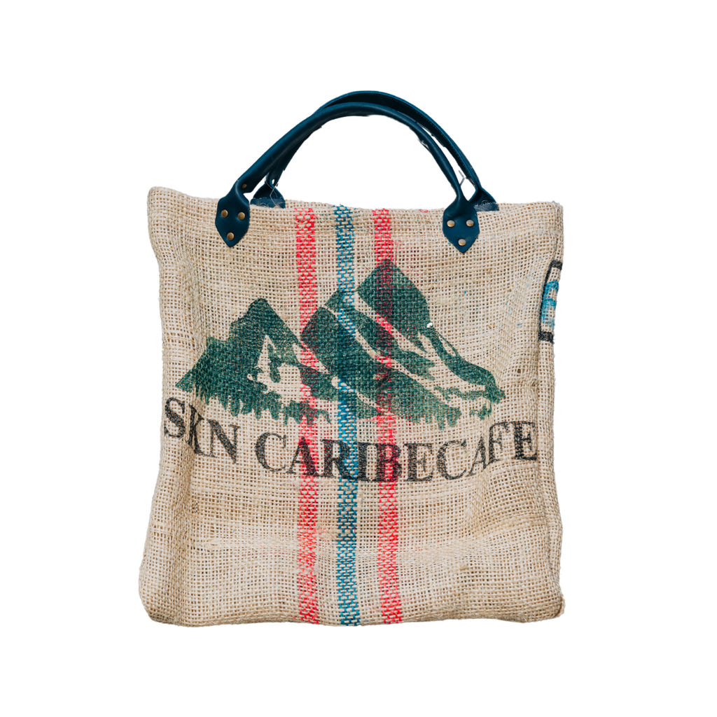 Upcycled Coffee Burlap Tote