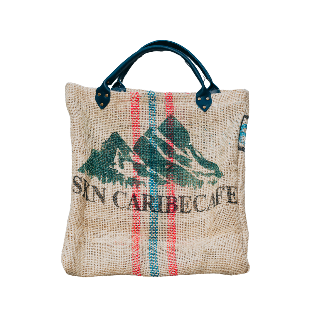 Upcycled Coffee Burlap Tote