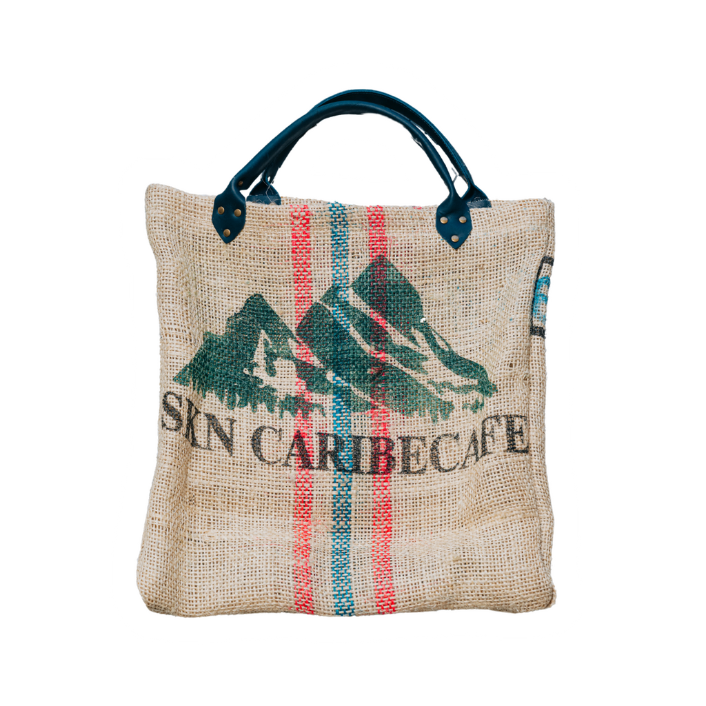 Upcycled Coffee Burlap Tote