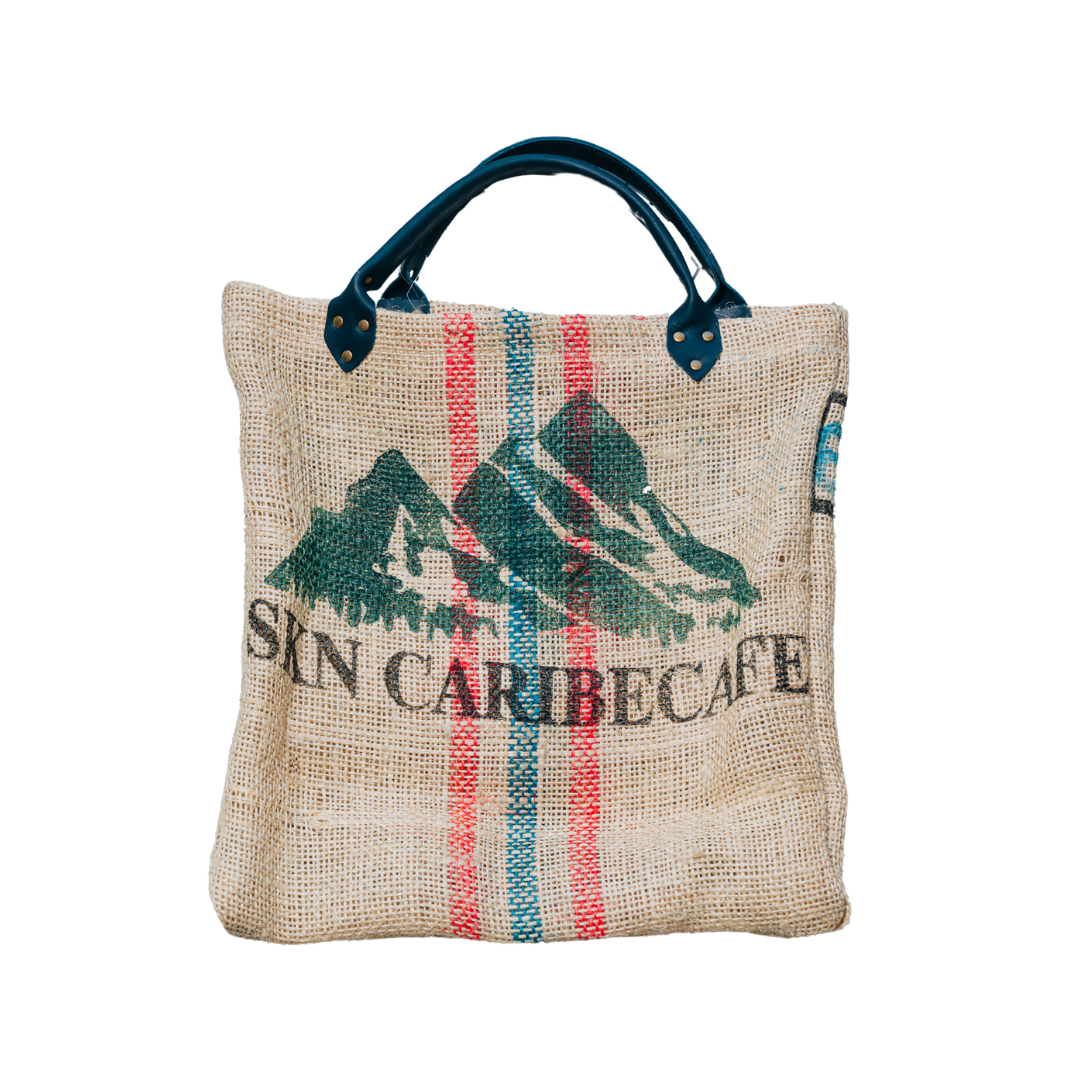 Upcycled Coffee Burlap Tote
