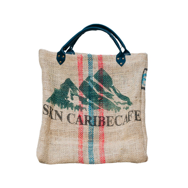 Upcycled Coffee Burlap Tote