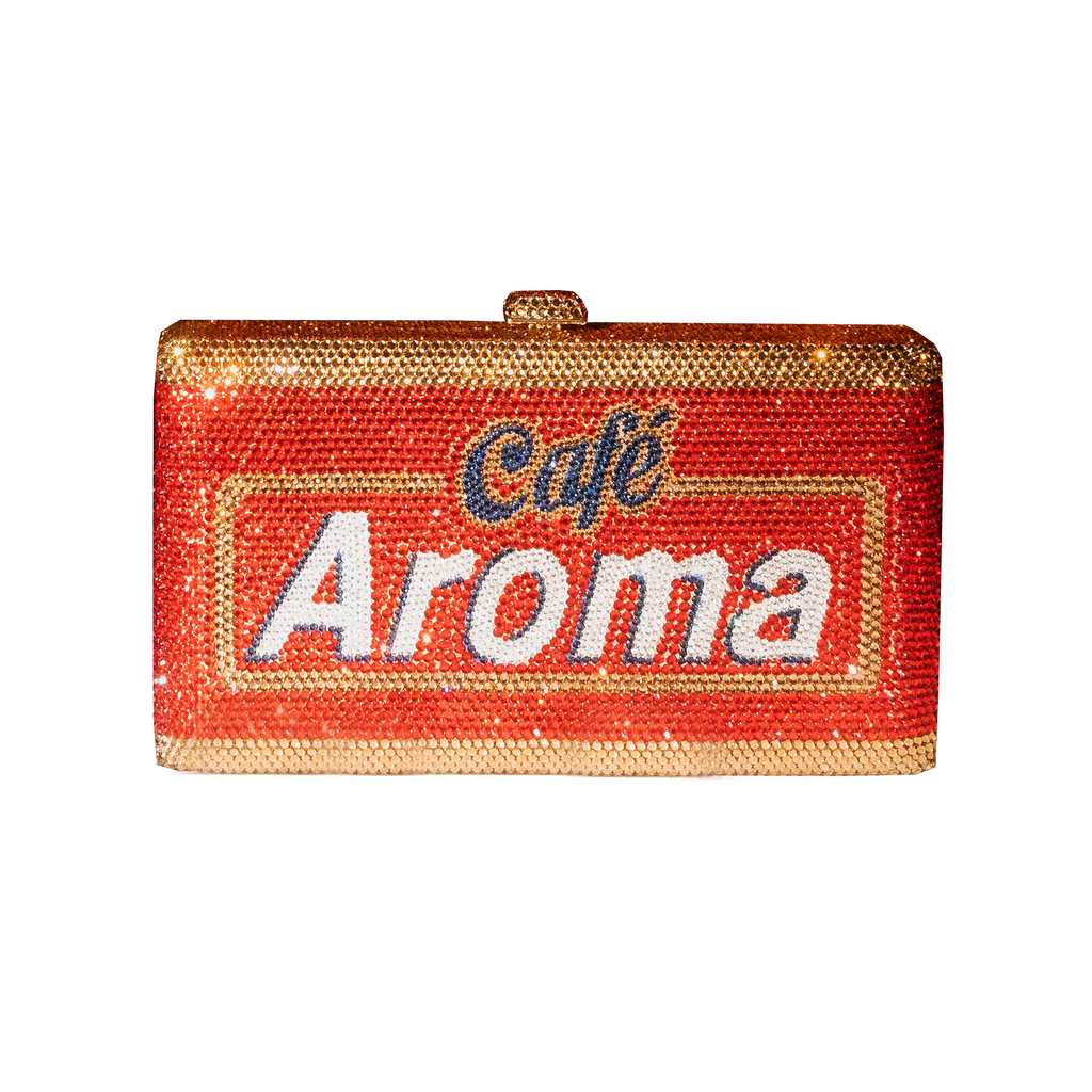 Café Aroma Crystal Clutch