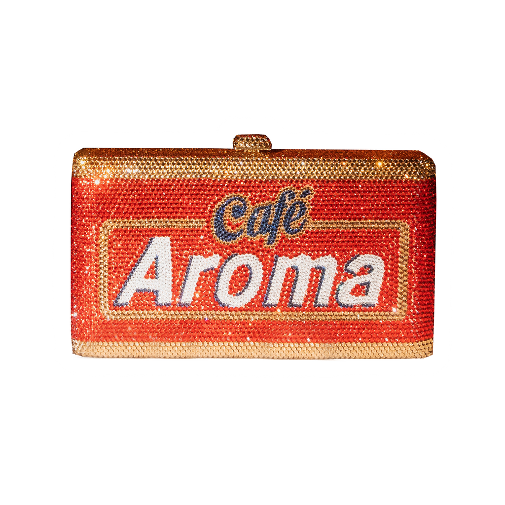 Café Aroma Crystal Clutch