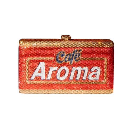 Café Aroma Crystal Clutch