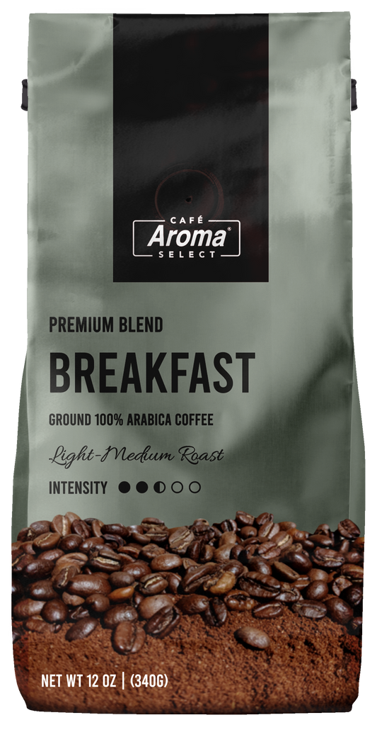  Aroma Select Colombian Blend - Café arábica molido premium,  tostado medio, bolsas de 12 onzas, paquete de 2 : Comida Gourmet y Alimentos